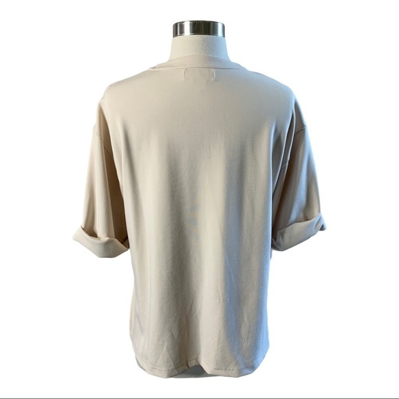 Club Monaco  TShirt With Roll Up Short Sleeves S/P - Picture 2 of 9